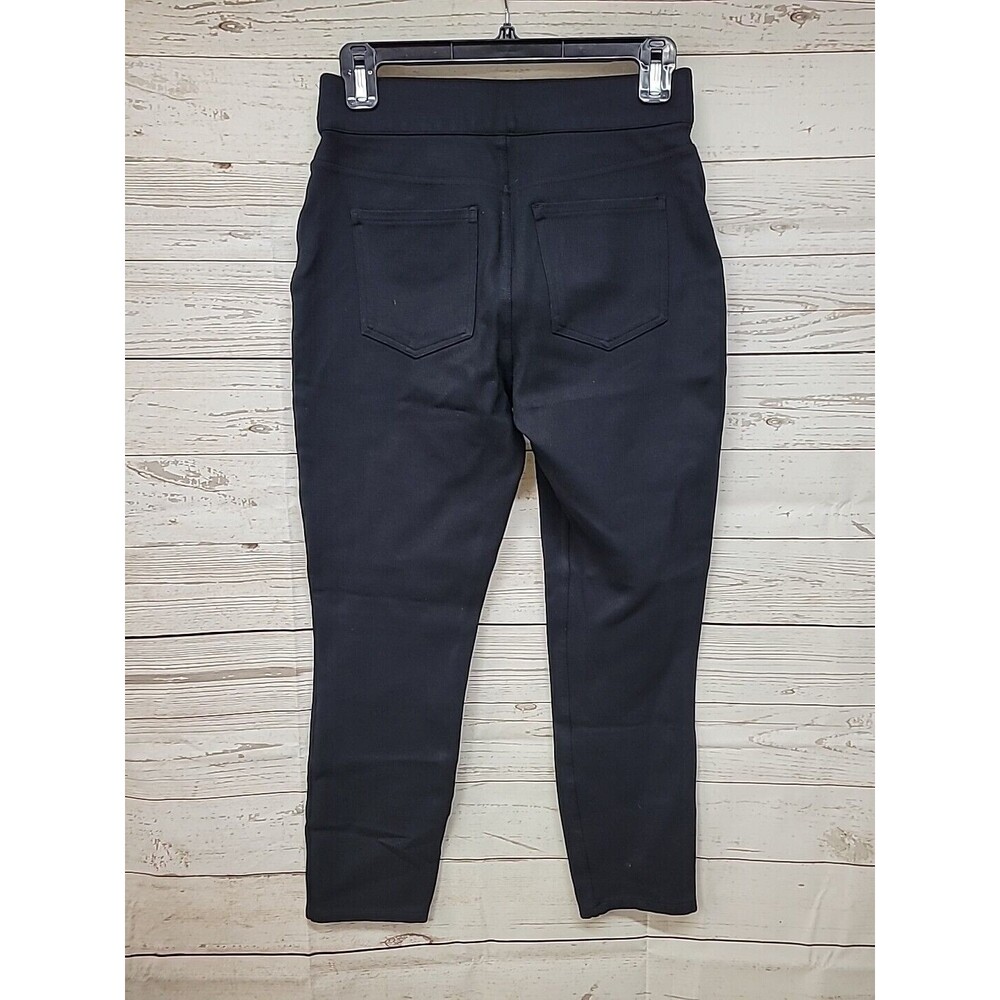 Spanx Pants Womens Medium Black The Perfect Pants Cropped Pull On Pockets Stretc - Picture 2 of 8